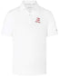 Ayrton Senna SS Logo Polo Shirt White