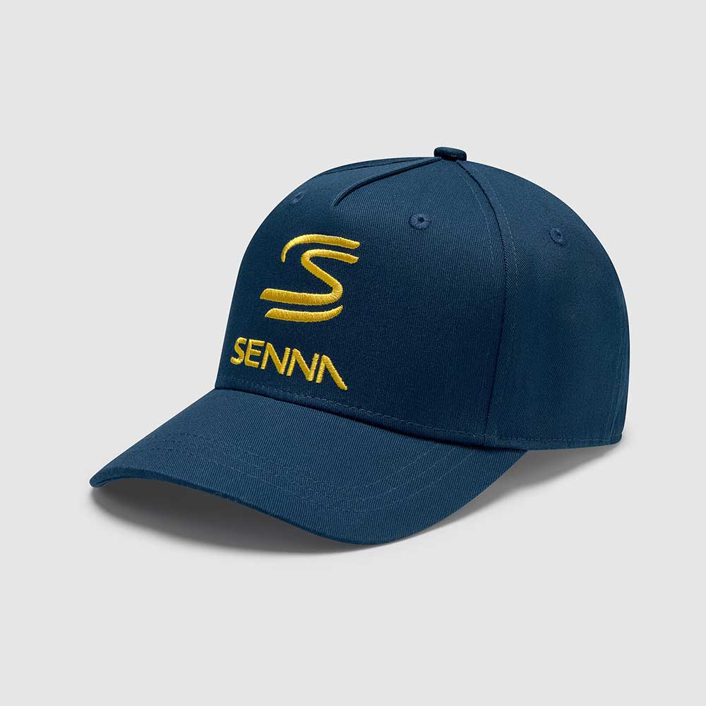 Ayrton Senna SS Logo Hat Navy