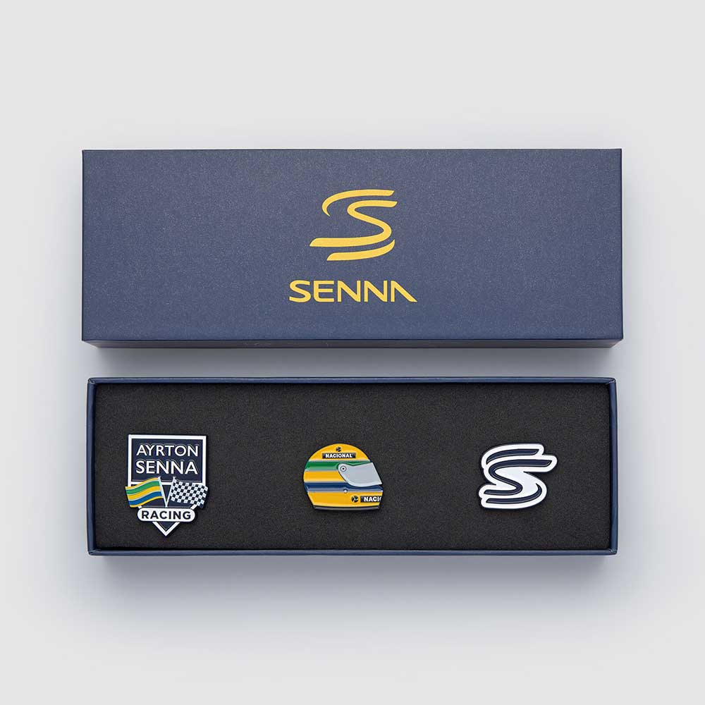 Ayrton Senna Pin Set of 3