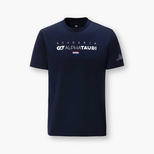 Scuderia AlphaTauri Nyck DeVries Navy Driver Tee 2023