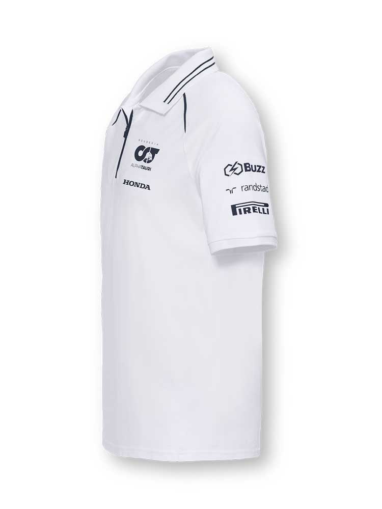 Scuderia Alpha Tauri White Team Polo Shirt 2023