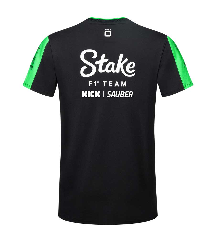 Stake F1 Kick Sauber Team Tee Shirt Black