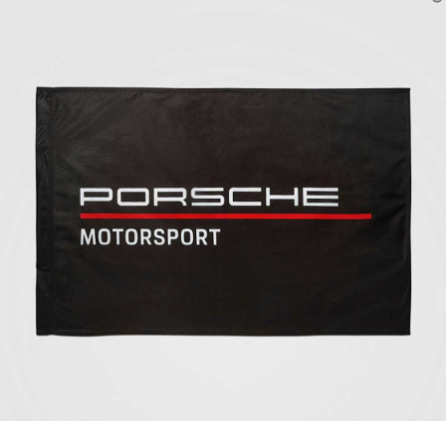 Porsche Motorsport Logo Flag